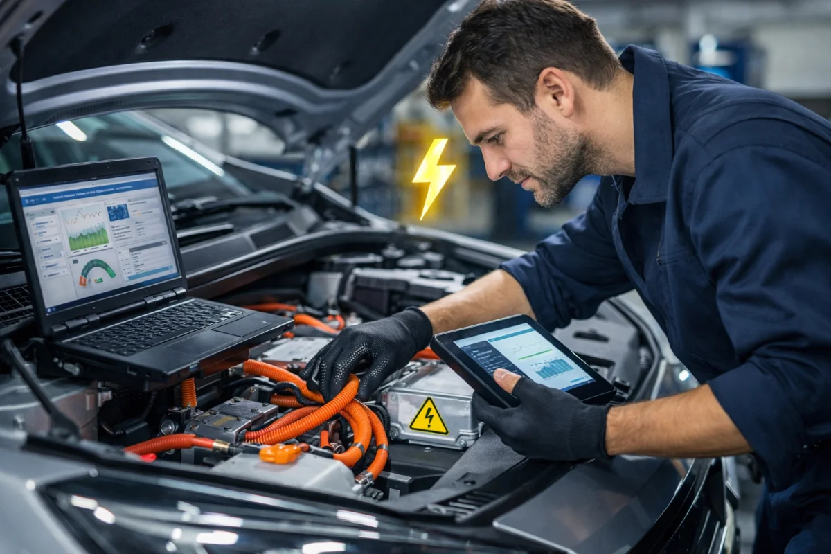 Mașini hibride și electrice: particularități de service și întreținere